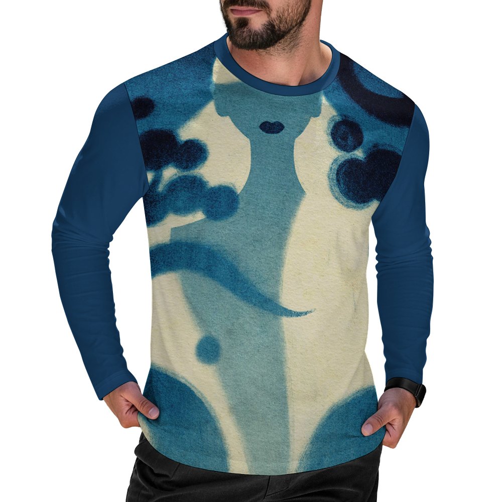 Custom Full print long sleeve t shirt — Style 02 product view 1