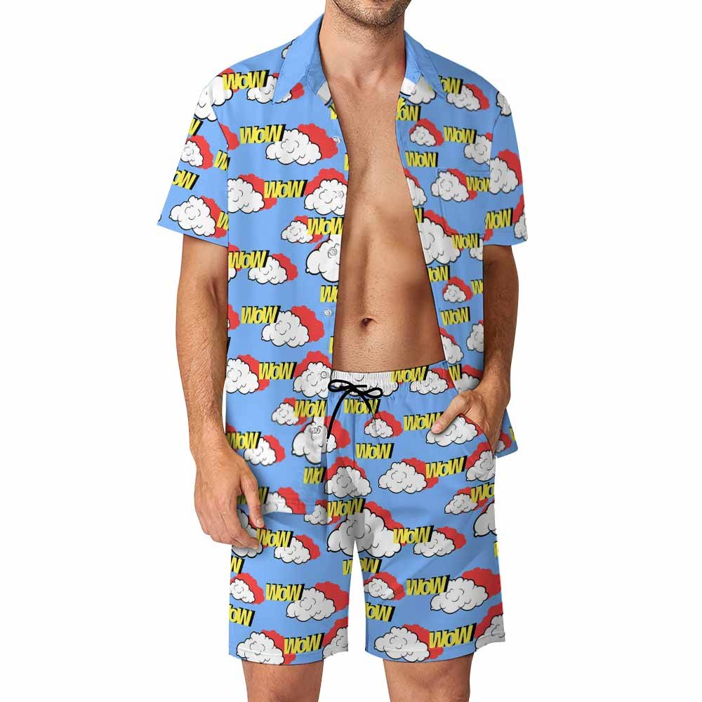 Custom Men's Beach Suit — Style 03 product view 2