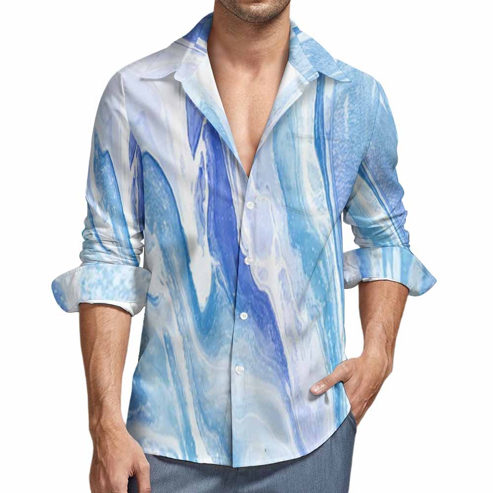 Custom Large long sleeve shirt — Style 01 product view 1