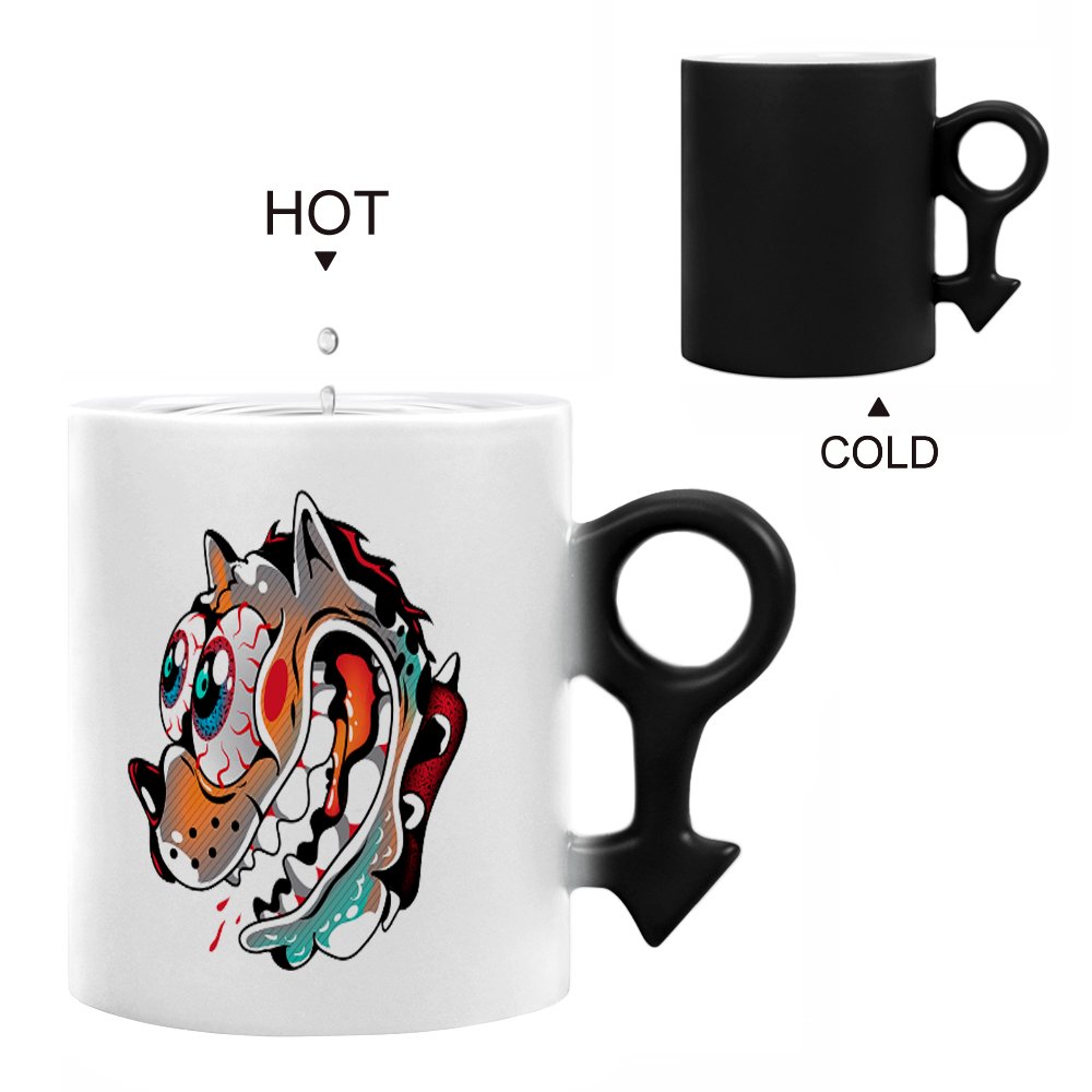 Custom Couples symbol discoloration cup product view 4