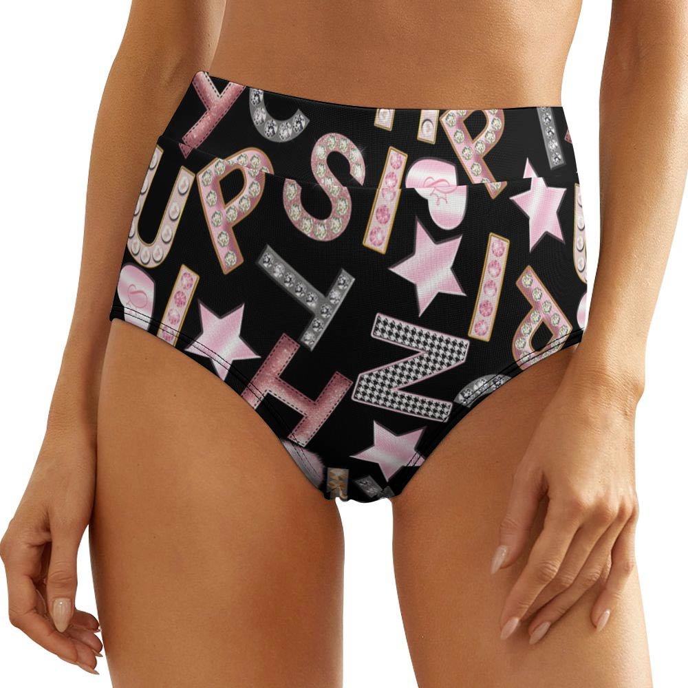Custom Women's high waist underwear product view 1