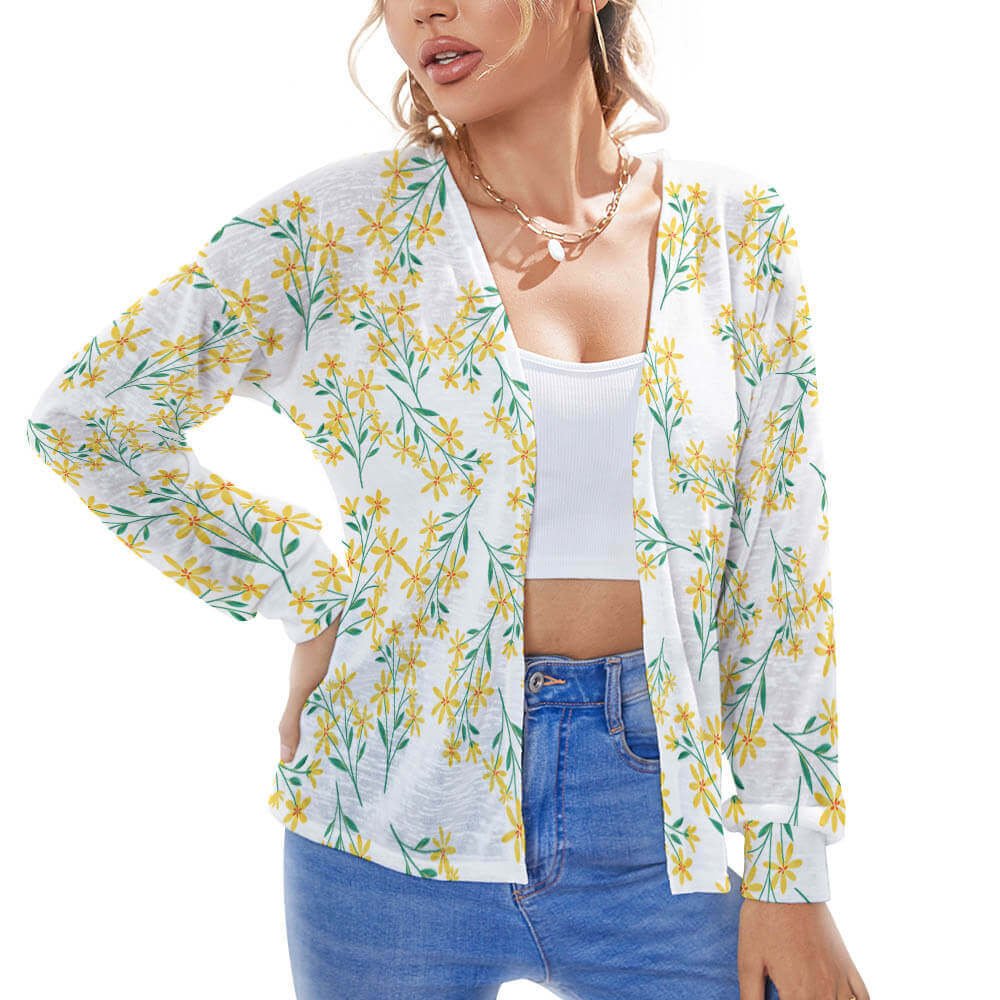 Custom Drop shoulder cardigan product view 1