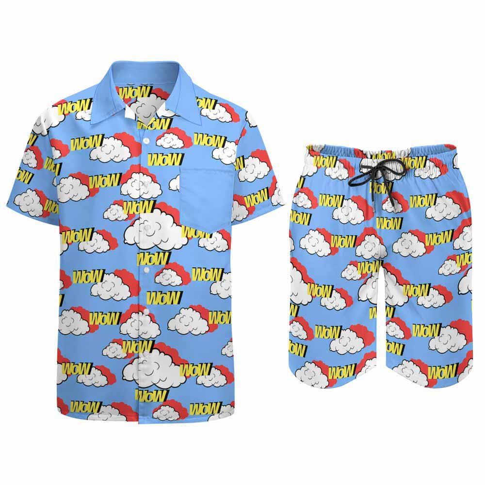 Custom Men's Beach Suit — Style 03 product view 4