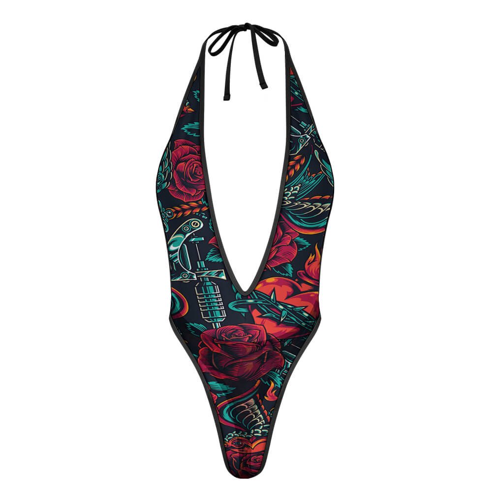Custom Women's jumpsuit underwear — Style 01 product view 1