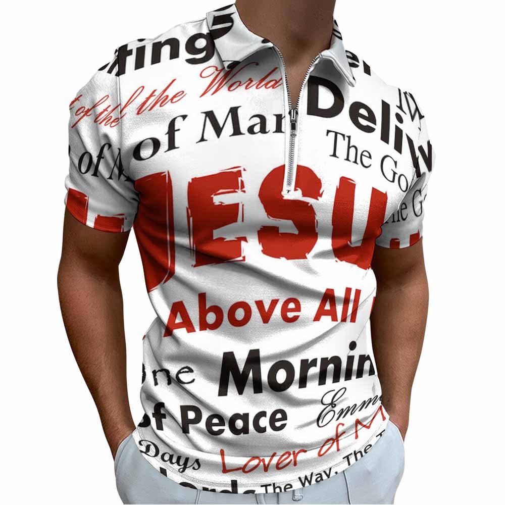Custom Short sleeve polo shirt — Style 01 product view 1
