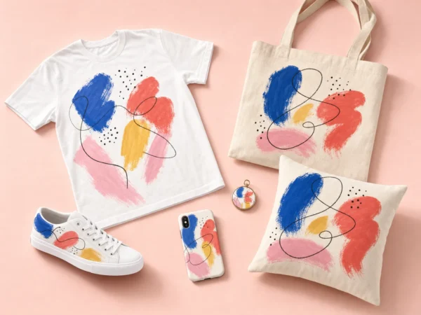 Custom printed apparel, bag, shoe, pillow, phone case and pendant